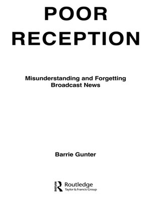 cover image of Poor Reception